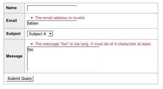 usabilidad formularios mensaje de error